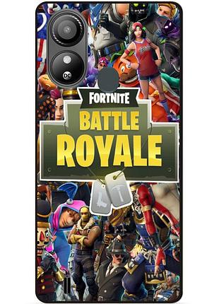 Силиконовый чехол бампер для zte blade l220 игра fortnite фортнайт
