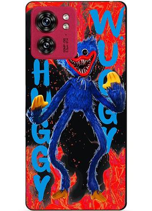 Силіконовий чохол бампер для motorola edge 40 з малюнком huggy wuggy хаггі вагі