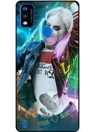 Силіконовий бампер чохол для zte blade a51 з малюнком harley quinn харлі квінн joker