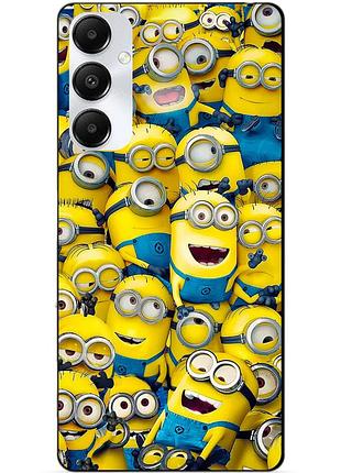 Силіконовий чохол бампер для samsung a56 з малюнком міньйони minion