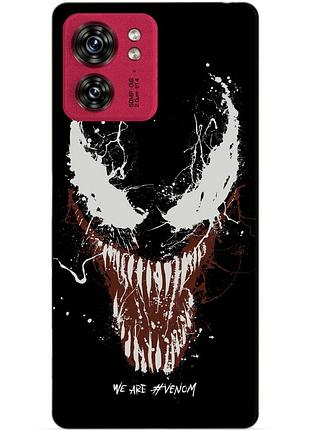 Силіконовий чохол бампер для motorola edge 40 з малюнком веном venom