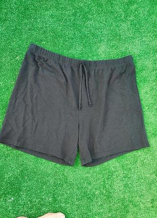 Натуральные шорты с кармашком 2xl-4xl