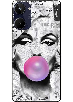 Силіконовий чохол бампер для realme 10 з малюнком мерілін монро marilyn monroe