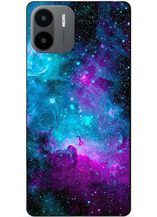 Силиконовый чехол бампер для xiaomi redmi a2 / a1 с рисунком галактика космос