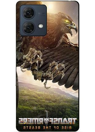 Силиконовый чехол бампер для motorola moto g84 с рисунком эйрэйзор звероботы трансформеры transformers