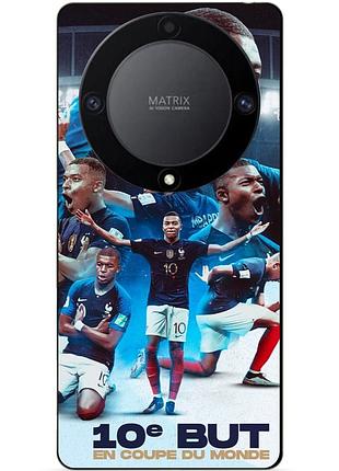 Силіконовий бампер чохол для huawei honor magic 6 lite з малюнком мбаппе франція mbappe