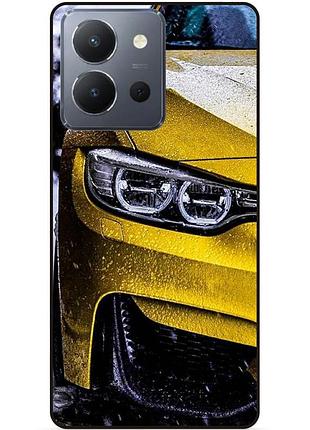 Силіконовий чохол бампер для vivo y36 з малюнком bmw бмв машина авто