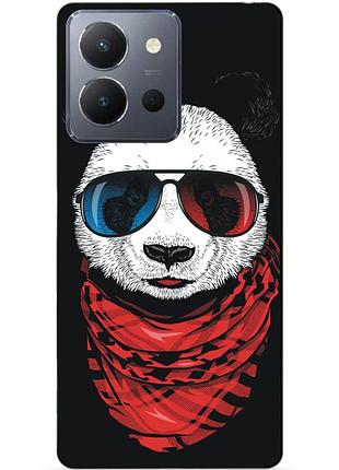 Силиконовый чехол бампер для vivo y36 с рисунком панда
