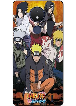 Силіконовий чохол бампер для nokia c21 з малюнком naruto наруто аніме