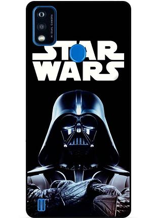 Силіконовий бампер чохол для zte blade a51 з малюнком star wars зоряні війни дарт вейдер