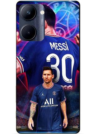Силіконовий чохол бампер для realme c33 з малюнком мессі псж messi