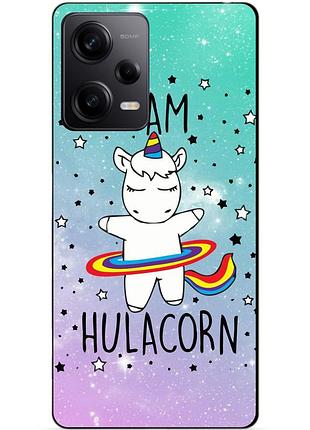 Силіконовий чохол бампер для xiaomi redmi note 12 pro 5g з малюнком єдиноріг поні