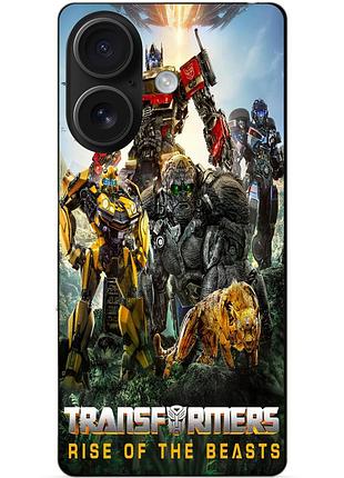 Силіконовий чохол бампер для iphone 16 зверобати трансформери transformers