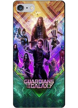 Силиконовый чехол бампер для iphone 6 plus с рисунком стражи галактики guardians of the galaxy