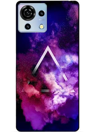 Силіконовий чохол бампер для zte blade v50 vita з малюнком космос галактика