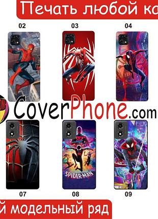 Силіконовий чохол із малюнком людина-павук spider man для iphone