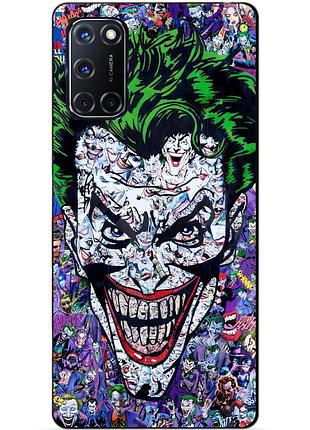 Силіконовий бампер чохол для oppo a52 з малюнком джокер