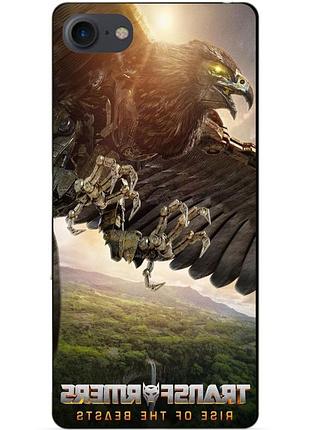 Силиконовый чехол бампер для iphone se 2 2020 с рисунком эйрэйзор звероботы трансформеры transformers