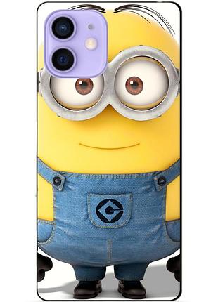 Силиконовый чехол бампер для iphone 12 mini с рисунком миньон стюарт minion
