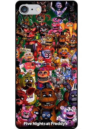 Силіконовий бампер чохол для iphone 6 plus з малюнком аніматроніки freddy фредді