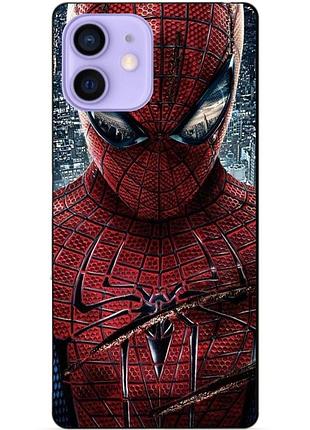 Силиконовый чехол бампер для iphone 12 mini человек паук spider man