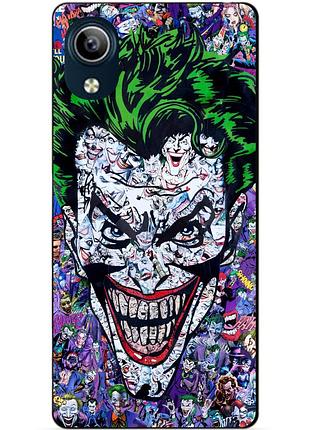 Силіконовий чохол бампер для vivo y91c з малюнком джокер joker