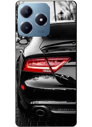 Чехол силиконовый бампер для realme c63 с рисунком audi ауди машина авто