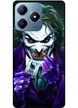 Чехол силиконовый бампер для realme c63 с рисунком joker джокер