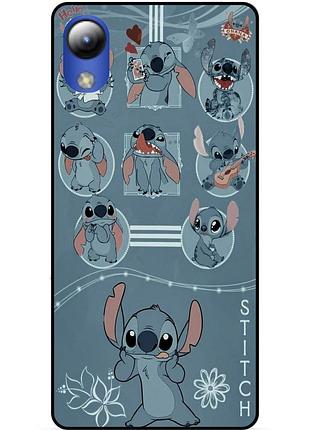 Силіконовий бампер чохол для zte blade l8 з картинкою стіч stitch