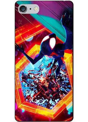 Силіконовий чохол бампер для iphone 6 plus з малюнком людина-павук spider man