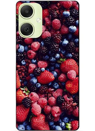 Силіконовий чохол бампер для samsung a05 з малюнком ягоди