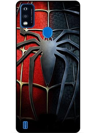 Силіконовий чохол бампер для zte blade a51 з малюнком людина-павук spider man