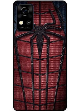 Силіконовий чохол бампер для zte blade a31 з картинкою людина-павук spider man