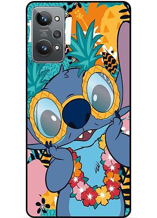 Силіконовий бампер чохол для realme gt2 з малюнком стіч stitch