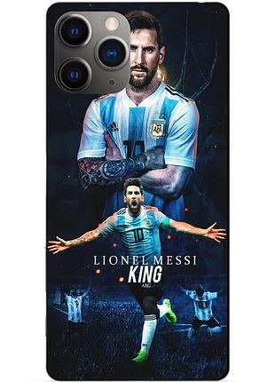 Силиконовый чехол бампер для iphone 11 pro max с рисунком messi аргентина месси