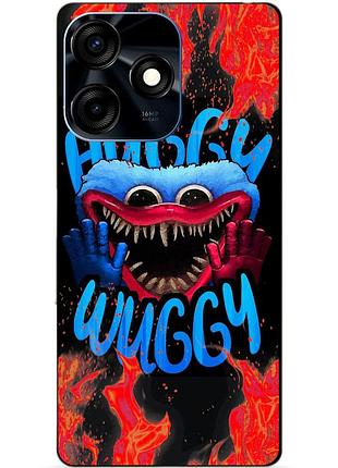 Силіконовий чохол бампер для tecno spark 10c з малюнком хаггі вагі huggy wuggy