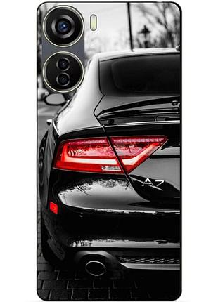Чехол силиконовый бампер для zte blade v40 design с рисунком audi ауди машина авто
