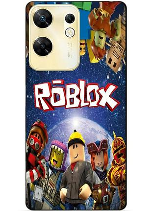 Силіконовий чохол бампер для infinix zero 30 4g з малюнком роблокс roblox