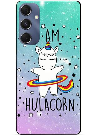 Силіконовий чохол бампер для samsung m34 5g з малюнком єдиноріг поні