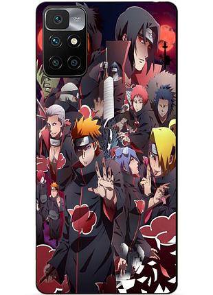 Силіконовий бампер чохол для xiaomi redmi note 11 аніме наруто