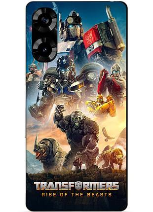 Силіконовий чохол бампер для tecno pova 5 з картинкою звіробої трансформери transformers