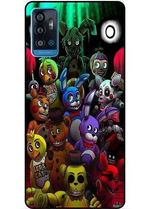 Чехол силиконовый бампер для zte blade a71 с рисунком freddy фредди аниматроники