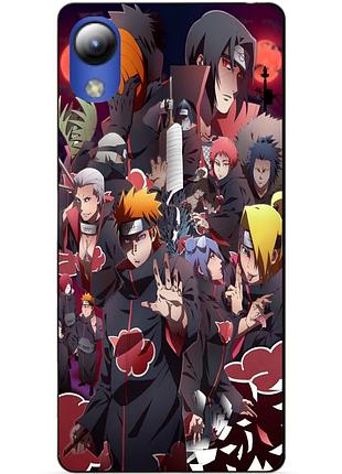 Силіконовий чохол бампер для zte blade l8 з малюнком наруто naruto аніме