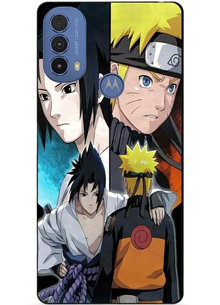 Силіконовий чохол бампер для motorola moto e20 з малюнком наруто узумакі naruto