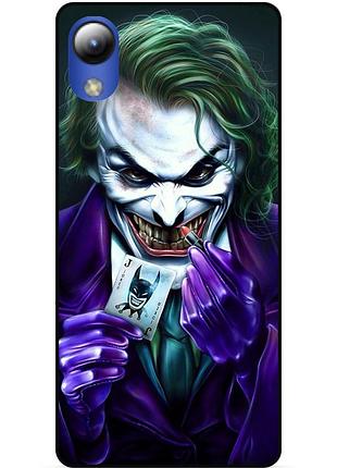 Силіконовий бампер чохол для zte blade l8 з малюнком joker джокер