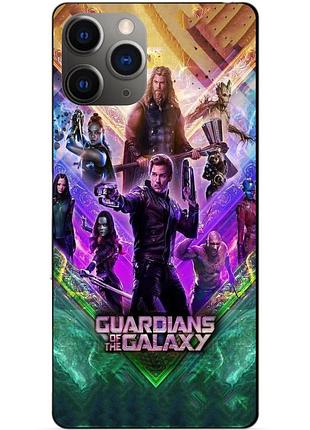 Силиконовый чехол бампер для iphone 11 pro max с рисунком стражи галактики guardians of the galaxy