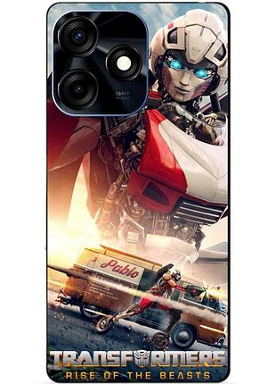 Силіконовий чохол бампер для tecno spark 10c з малюнком арсі трансформери