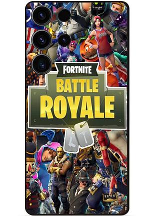 Чехол силиконовый бампер для samsung s23 ultra игра fortnite фортнайт