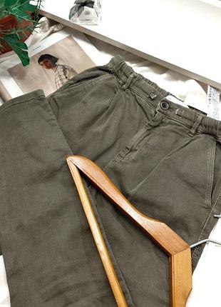Брюки з ліоцелу стрейч zara