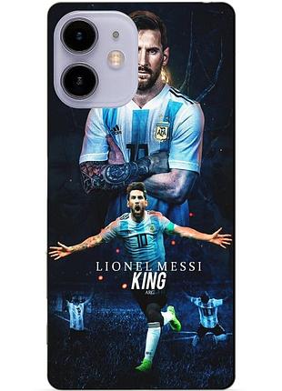 Силіконовий чохол бампер для iphone 11 з малюнком messi or мессі